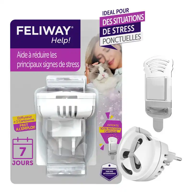 Feliway Help - diffuseur anti-stress ponctuel chat | Dernier arrivage