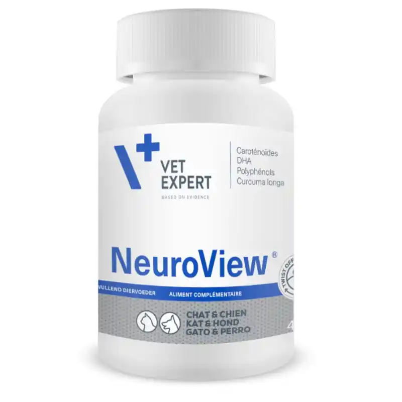 Promotion | Vetexpert NeuroView - complément oculaire & cérébral chien & chat senior