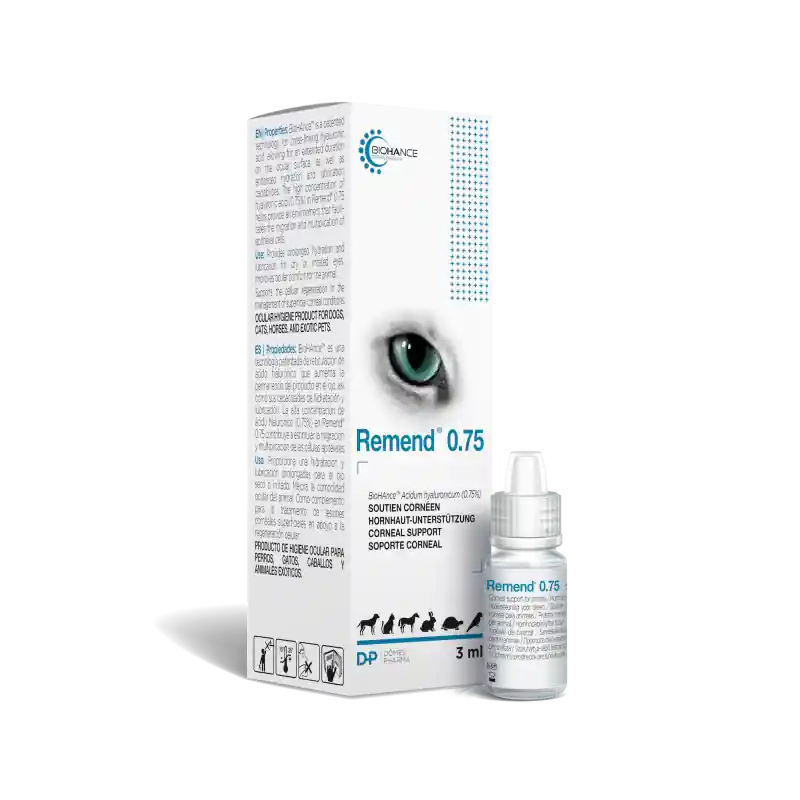 Best-seller - Dômes Pharma TVM Remend 0.75 - collyre cicatrisant yeux multi-espèces