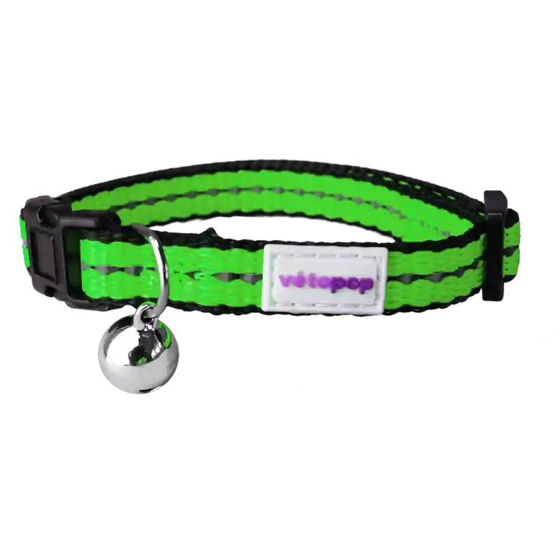 Dernier arrivage - Vetopop Pop - collier chat vert