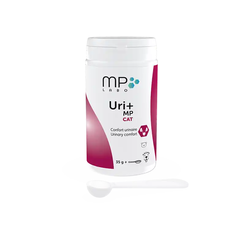 Tout juste disponible - MP Labo Uri+ MP Cat - complément confort urinaire chat