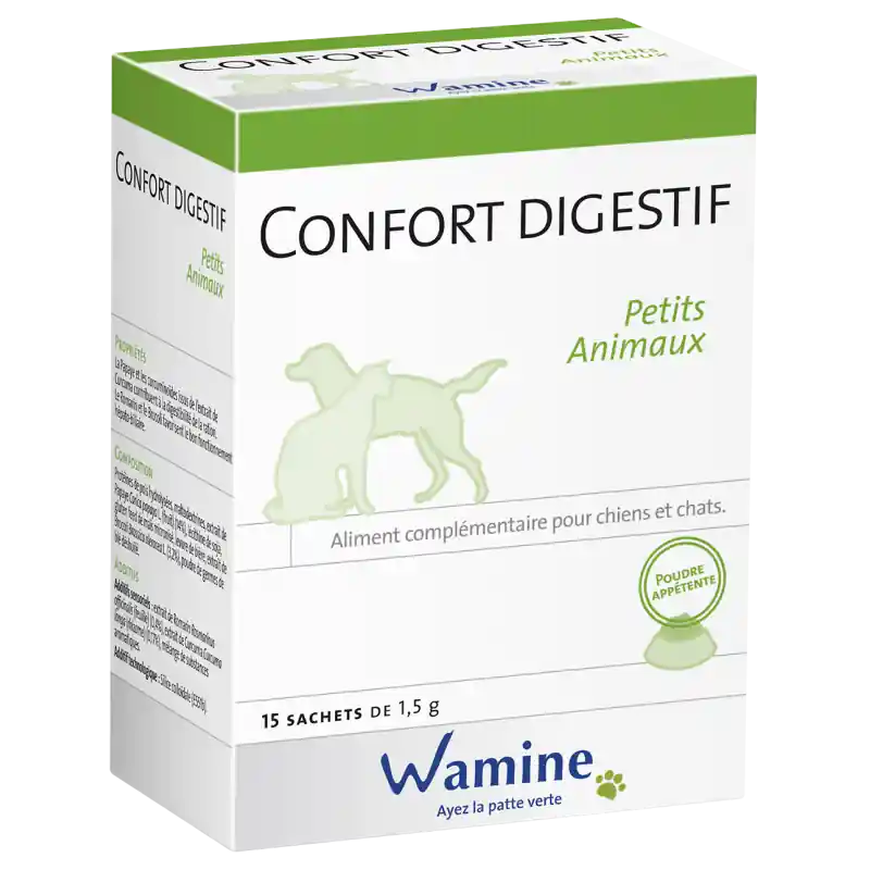 Wamine Confort Digestif - complément chien & chat | Prix doux