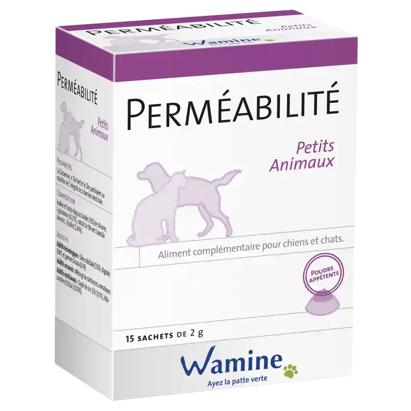 Wamine Perméabilité - complément intestinal chien & chat | Plus que quelques unités
