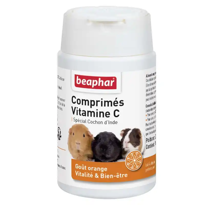 Beaphar Comprimés Vitamine C - complément cochons d’Inde | Direct usine