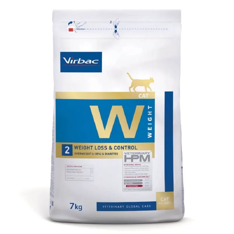 Virbac - Croquettes Veterinary HPM Weight Loss & Control pour Chat | Réduction