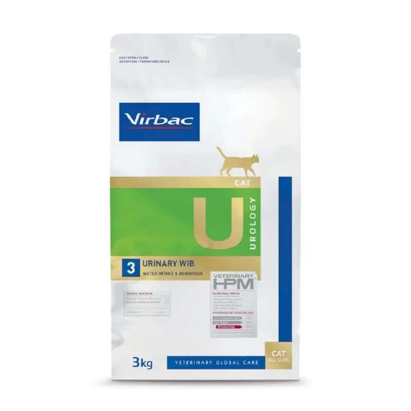 Nouveau - Virbac - Croquettes Veterinary HPM Urology Urinary Wib pour Chat