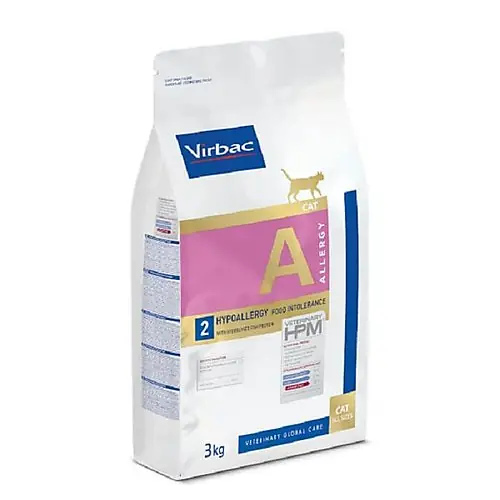 Réduction - Virbac - Croquettes Veterinary HPM Hypoallergy pour Chats - 3Kg