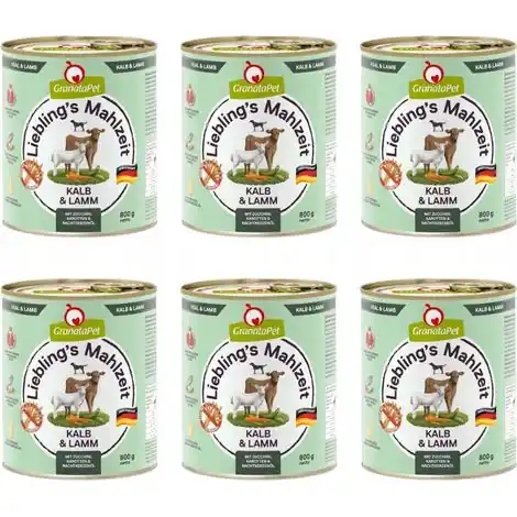 GranataPet Liebling‘s Mahlzeit veau 6 x 800g - Super offre