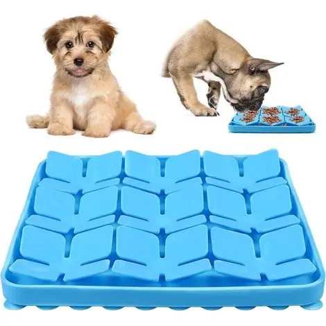Tapis de Chien Snuffle Mat, Silicone Gamelle d‘alimentation Lente Éducateur pour Chiens Dog Puzzle Toys Tapis de Fouille | Commandez dès aujourd'hui