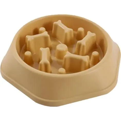 Gamelle d‘alimentation Lente pour Chien, Gamelles de Base pour Chaton, Bol de Nourriture Lente pour Chat, Animaux Jaune | Prix spécial