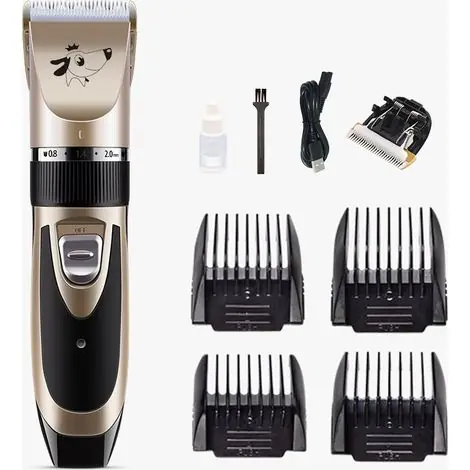 À ne pas manquer - Tondeuse Chien Professionnel Poil Long Epais Animal Silencieux Rechargeable Electrique Tondeuse pour Chien et Chat Dog Clipper Kit