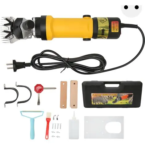 Tondeuse à tapis avec guide de coupe, jusqu‘à 2400 tr/min, faible vibration, tondeuse électrique pour moquette, tondeuse à moutons, fiche UE 220V - Prix cassé