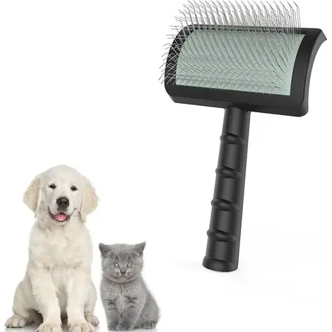 Brosse extra longue pour poils de grand chien Brosse métallique de toilettage pour animaux de compagnie - Dernier arrivage
