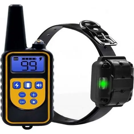 Collier de dressage électrique pour chien, étanche à 800 m, avec télécommande - Paiement sécurisé
