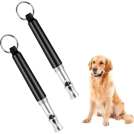 Accessoires pour chiens, sifflet à ultrasons réglable, paquet de 2 - Plébiscité par les clients