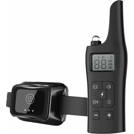 Collier Dressage de Chien avec Télécommande 800M, RGHS Collier D‘aboiement pour Chien Rechargeable Étanche IP67 avec Vibration Et Son, pour Petit/Moyen/Grand | Très populaire