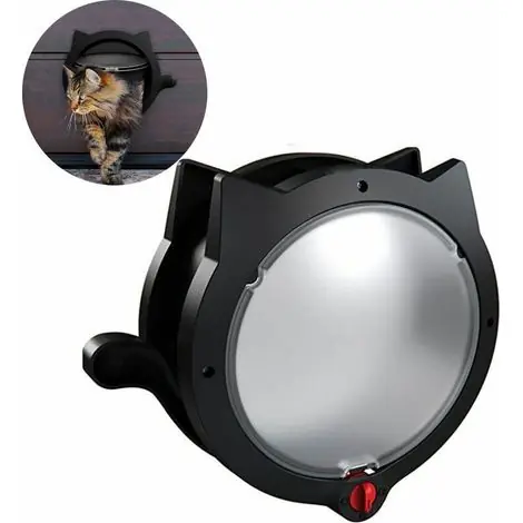Premium | Chat Flip Chat Flip Chat Porte Chat Trou Chien Porte Pet Door Chat Porte Chat Trou Chien Porte Trou Noir