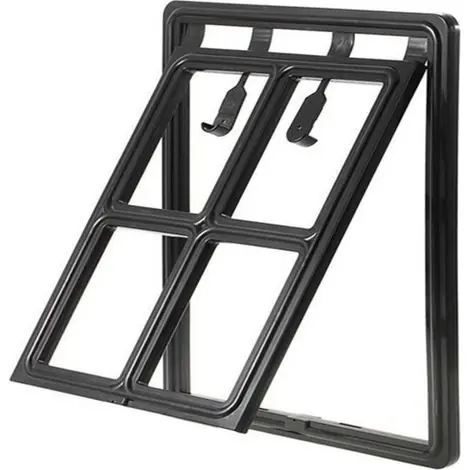 Achetez dès maintenant | Cyslmuk – Chatière pour chiens et chats – Porte moustiquaire 35 cm x 45 cm – Installation facile – Convient à toutes les portes et fenêtres