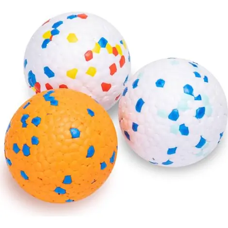 Balles Indestructibles Pour Chiens - Haute Élasticité, Jouets Interactifs en E-TPU, Inodores et Inoffensifs - Pour Moyens et Grands Chiens, 3 Pièces - Top des ventes