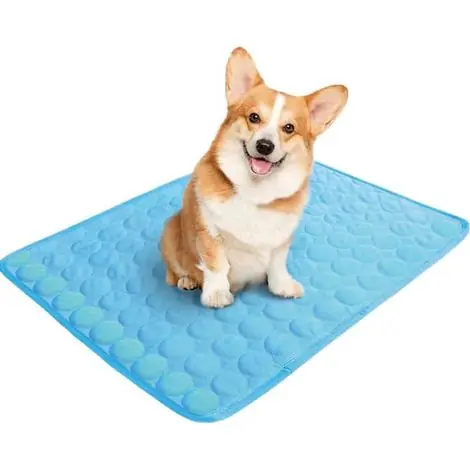 Stock limité | Tapis rafraîchissant pour chien et chat, tapis auto-rafraîchissant pour animaux de compagnie pour l‘été, coussin rafraîchissant réutilisable qui aide à lutter contre la surchauffe et procure du confor