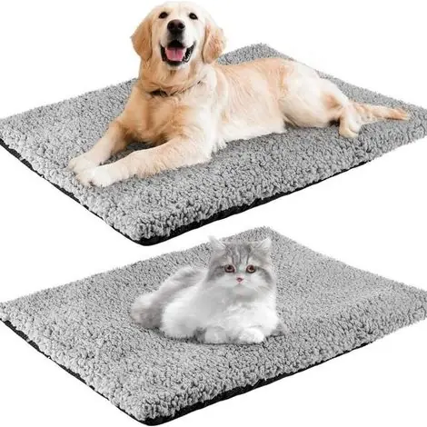 Bon prix | Lot of 1 coussin Auto-Chauffant pour Chat & Chien, Tapis Couverture Thermique Confortable et écologique Lavable Anti-dérapant Etanche, sans électricité & Batteries, 40x50cm