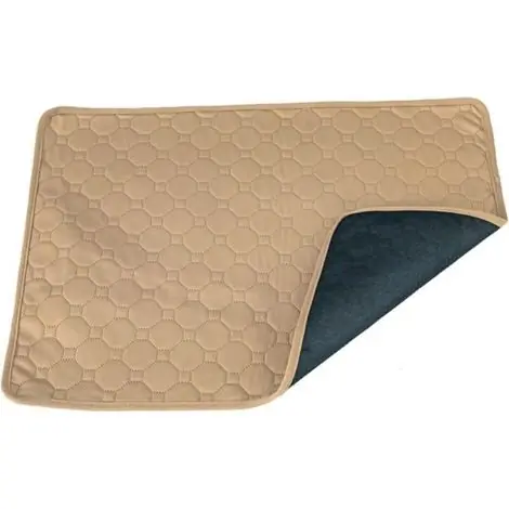 Lot de coussinets d‘entraînement pour chiots 100 x 70 cm, lavables et absorbants, antidérapants et anti-fuites, réutilisables, remplacement idéal des coussinets jetables, kaki - Prix avantageux