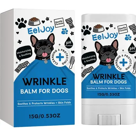 Cire anti-rides pour chiens, spécialement formulée pour les bouledogues français et les bouledogues anglais, pour nettoyer et hydrater les rides du visage – 15 g -- DTEKGAZ | Direct usine