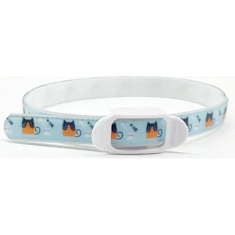 Achat sécurisé | Collier Anti-Puces et Tiques pour Chien et Chat - 72 cm Réglable - Longue Durée d’Efficacité - Bleu - Taille L