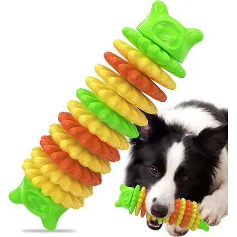 Jouets à mâcher pour mâcheurs agressifs, jouets durables pour chiens de grande, moyenne et petite race, jouet de dentition indestructible, jouets d‘extérieur pour chien, vert | Direct usine