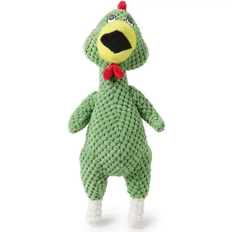 Jouet chien peluche ananas durable résistant toutes tailles, jouet couineur interactif, anti-stress, compagnie et divertissement quotidien - Prix spécial