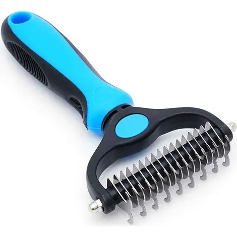 Kit toilettage complet gant anti-poils + peigne anti-puces + brosse sous-poil chiens chats - Commandez dès aujourd'hui