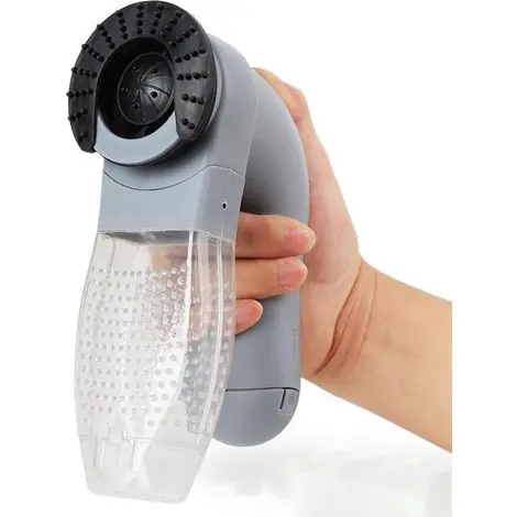 Achetez maintenant | Sèche-poils pour animaux Un outil de nettoyage portatif et portable pour animaux de compagnie, doté d‘un compartiment de rangement et spécialement conçu pour nettoyer les poils d‘animaux.