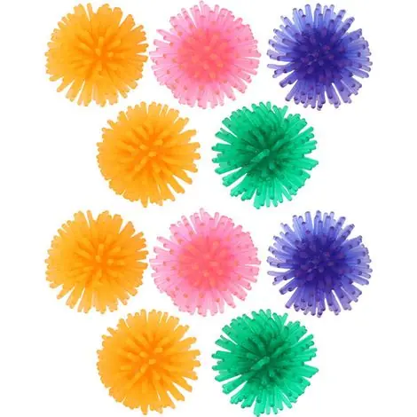 TIKATARER Jouet de Balle de Chat, Jouets de Chat Balles Jouets de Chaton Jouet de Chat coloré Balle Jouant Jouet 10 Pièces Jouets de Chat Interactifs Drôles Balles pour Chats Adultes - Liquidation