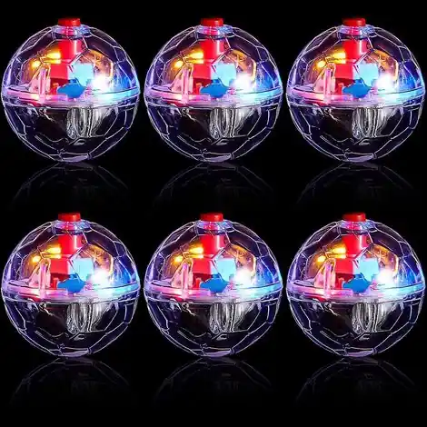 KLVGTIFS PU - Balle lumineuse LED interactive pour chat, idéale pour la chasse aux fantômes. Jouet pour animaux de compagnie balle d‘exercice et de course. | Bon plan