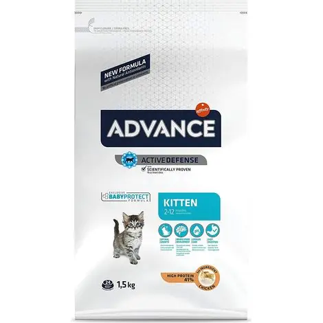 Advance chat kitten poulet - baby protect 1,5kg | Tout juste ajouté