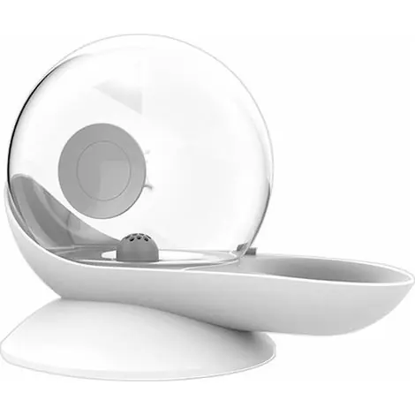 Premium | Fontaine à eau automatique pour chat 2,8 L – Distributeur d‘eau sans électricité – Réservoir PET transparent – Dimensions 30,4 x 15,5 x 24 cm