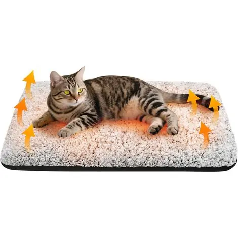 Tapis Chauffant Auto pour Chat – Coussin Chauffant Confortable, Antidérapant, Lavable, Pour Intérieur et Extérieur, 50x70cm | Qualité professionnelle