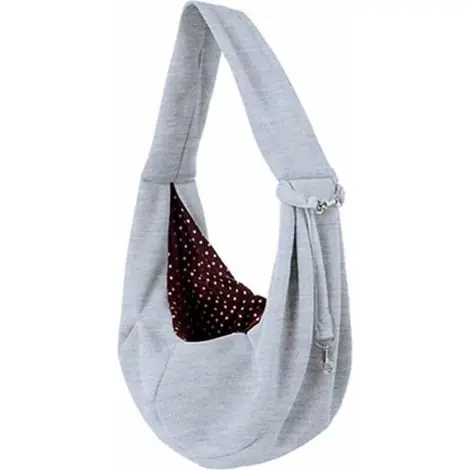 Sac de Transport pour Chat/Chien, Single-épaule Sling Sac de Transport pour Chien et Chat Animaux de Compagnie Sling Sac Transporteur Titulaire, Gris，28X46cm | Direct fabricant