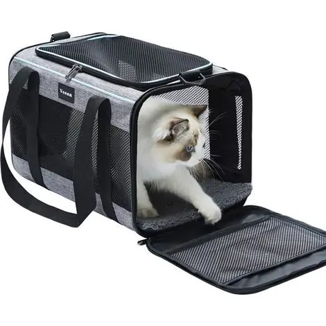 Se termine bientôt | Carriers Sac de Transport Souple pour Chats44,5L x 27,9l x 27,9H centimètres Sac de transport pour animaux de compagnie