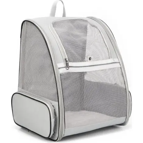 Sac à dos pour chat, grand sac de transport pour animaux de compagnie avec gamelle pliable - Satisfait ou remboursé