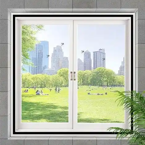 Prix cassé | Filet de sécurité pour chat – 130 x 150 cm – Transparent – Autocollant – Sans perçage – Fenêtre